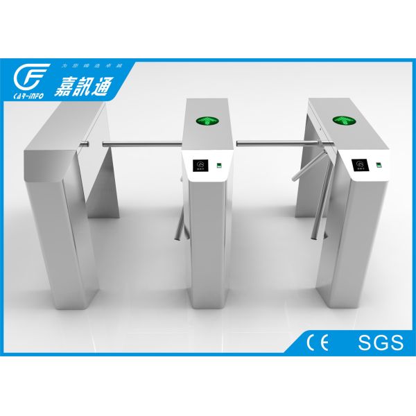 Intelligent Security Vertical Tripod Turnstile Fingerprint Access Control System