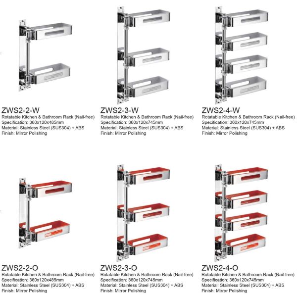 Multipurpose Wall Mounted Kitchen Shelf For Condiment Bottle