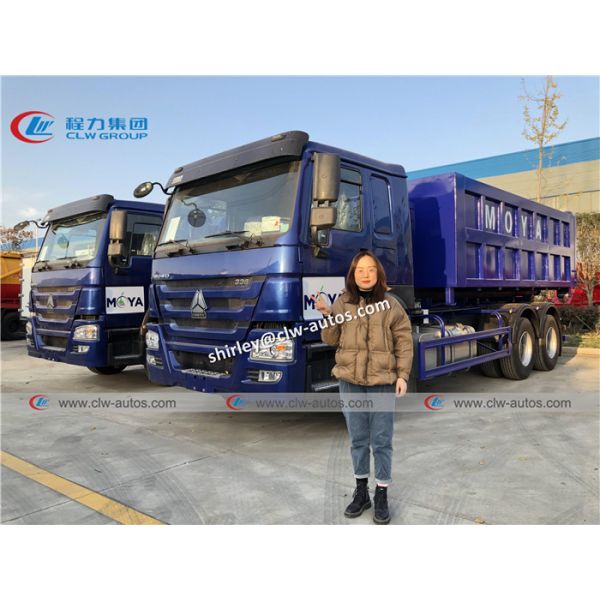 Sinotruk Howo 336hp 20m3 Roll On Roll Off Garbage Truck