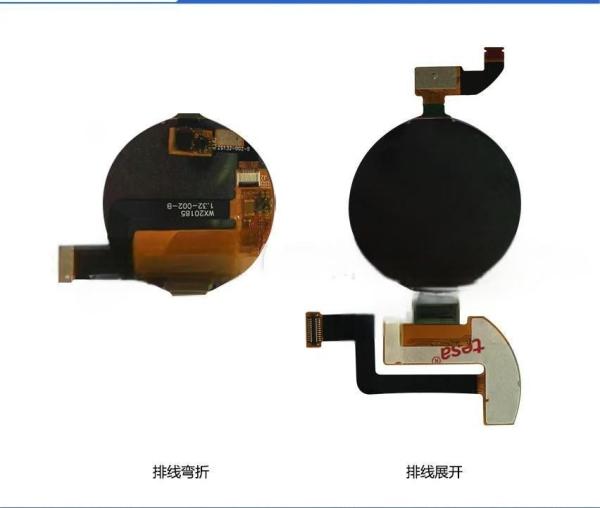 1.32 Inch Round AMOLED Oled Display Circular Oled Screen 466X466 IC CO5300
