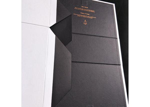 Customized Logo / Size Flat Folding Boxes Eco - Friendly With White Color