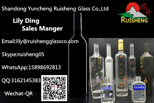 Europe and USA Super Flint Glass Empty Crystal Frosted Vodka Whisky Liquor Glass Bottles