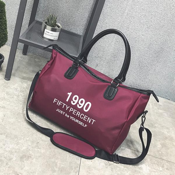 Printed handbags, luggage bags, large-capacity men's and women's travel bags, fashion sports fitness bags