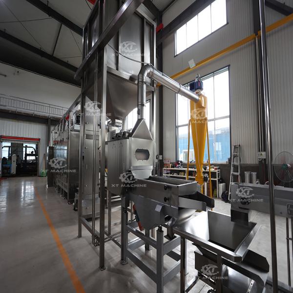 1000kg/h Peanut Blanching Machine SUS304 Industrial Grade