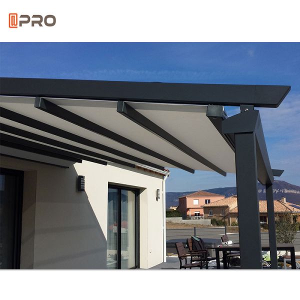 Customized Retractable Pergola Gazebo Courtyard Sunshade
