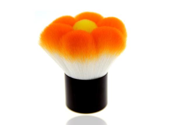 Natural t Kabuki Makeup Brush Bristles With Gloss Black Handle For Face
