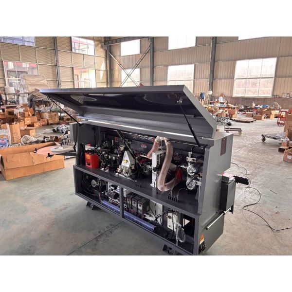 Automatic Wood Round Rod Making Machine 7.5KW Multi-Piece Output Broom Handle Dowel Stick Production 220V 380V