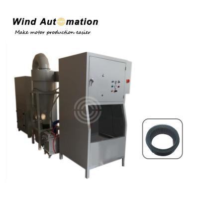 Middle Size WIND-HDP Hybrid EV Car Motor Stator Coil Conductor Powder Coating Machine