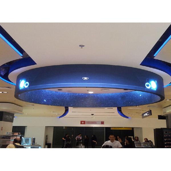High Definition Flexible LED Display P2.5 Soft Module 1000 Nits For Curved Screen