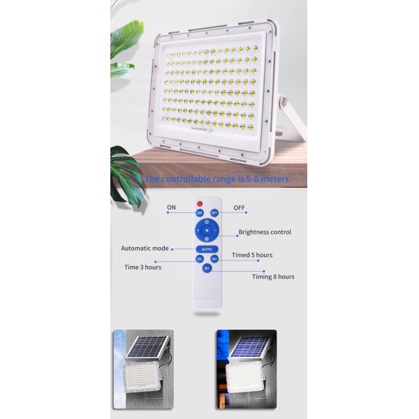 Садовничает солнечный приведенный в действие дом 24000mAh освещает пластиковое снабжение жилищем 300W