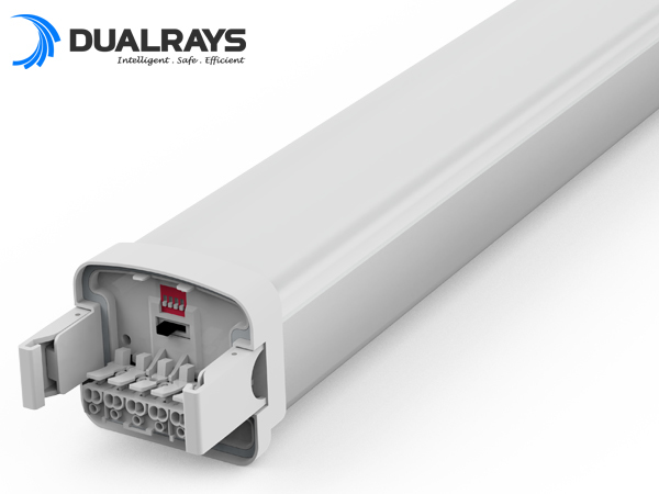 LED Moisture-proof Lamp with DIP Switchable Power and CCT for Flexible Lighting Control in Parking Garage and Environments