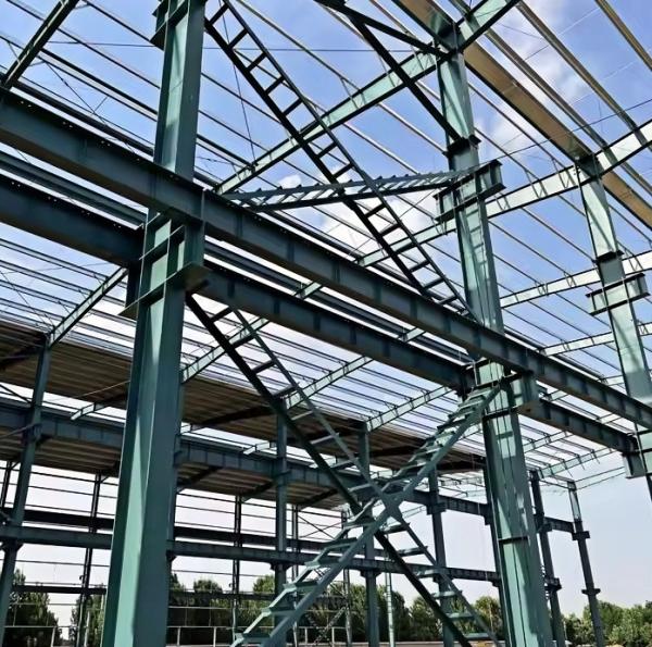 Custom Industrial Steel Structure Workshop Portal Frame For Budget Smart Solutions