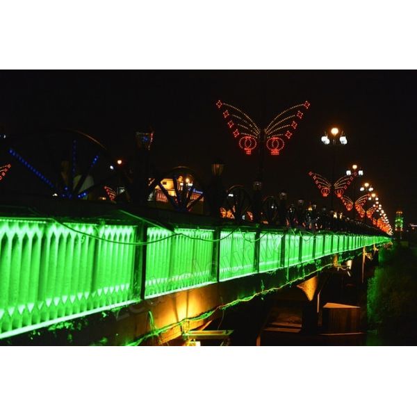20x20mm DMX512 Control RGB Flexible LED Wall Washer Light for Outdoor Landscape Lighting