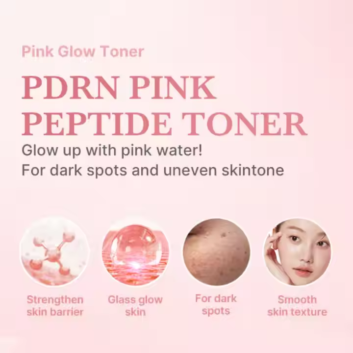 Double Essence Korean Toner Hydrating Soothing for Irritated Skin PDRN Pink Salmon PDRN DNA Niacinamide Toner Korean Skin Care