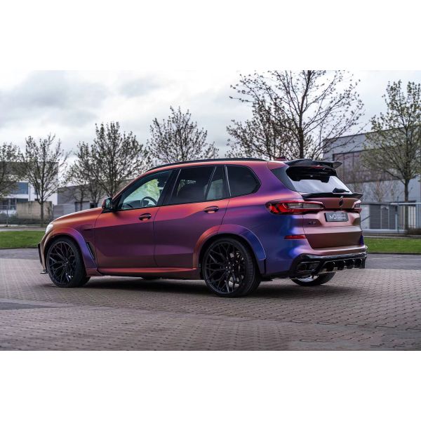 For BMW X5 G05 F95 Carbon Fiber Widebody Kit X5 G05 F95 Carbon Fiber Front Lip Diffuser Spoiler Wide-body Kit