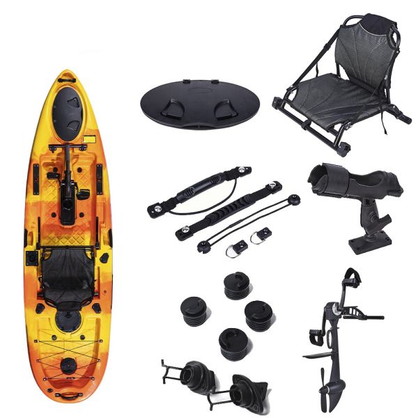 Best 10ft 3.16m 1 Paddler Pedal Power Motor Fishing Kayak With Pedal