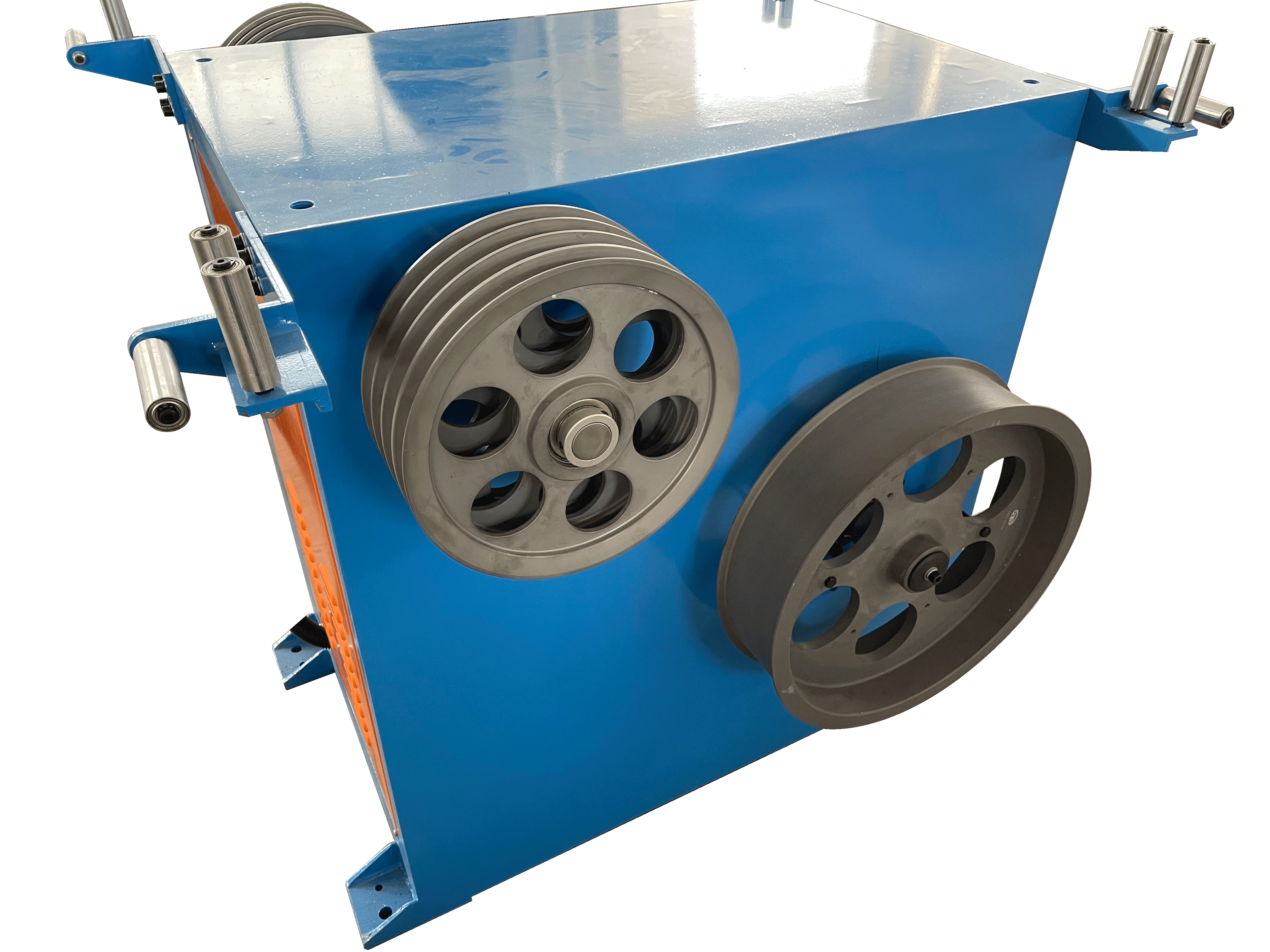 Double Wheel Capstan Cable Puller With High Speed and Adjustable Tension for Wire Hauling