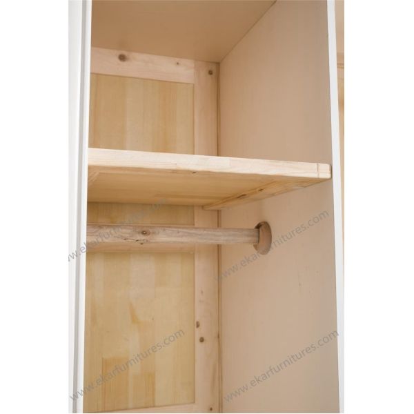 Neoclassical Bedroom Furniture Wooden Clothes Cabinet D-9002