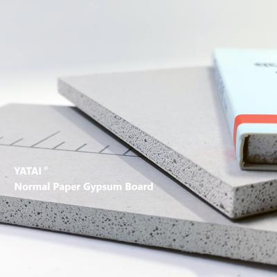 Tapered Edge Normal Gypsum Board 8.5-12.0mm For Drywall Screw Fastening