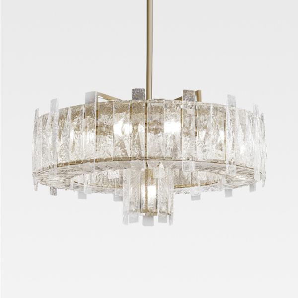 Mode Postmoderne Art créatif Minimaliste Lumière de lustre Pour le salon Nordique Luxe Lumière de lustre en verre Lumière de pendentif moderne