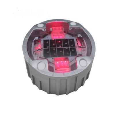 Red CE Approval Height 50mm Underground Solar Light For Warning