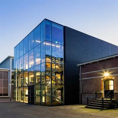 Custom Q355 Commercial Steel Building Sqaure Tube H Section Prefabricated Metal Sheds