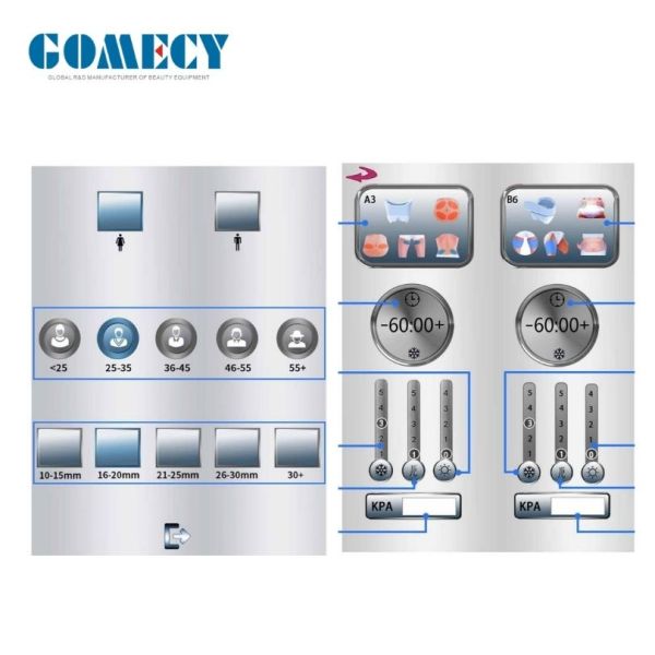 360 Degreee Reddish Less Fat Cooling Cryolipolysis 7 Tesla HI-EMT Muscle Stimulation Body Contouring Machine