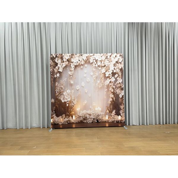 7x7ft Pillowcase Backdrop Three Stretch Fabric Covers For Photo Booth Displays