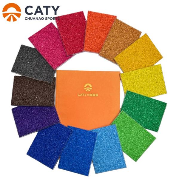 EPDM Rubber Playground Surface SBR Rubber Granules For Playground Safety Flooring Playground Rubber Floor 