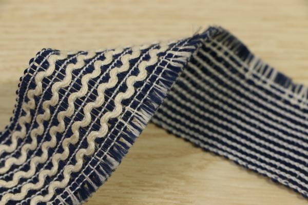 35mm Woven Tapes Multifunctional Ripple Fringe Trim Bohemian Style
