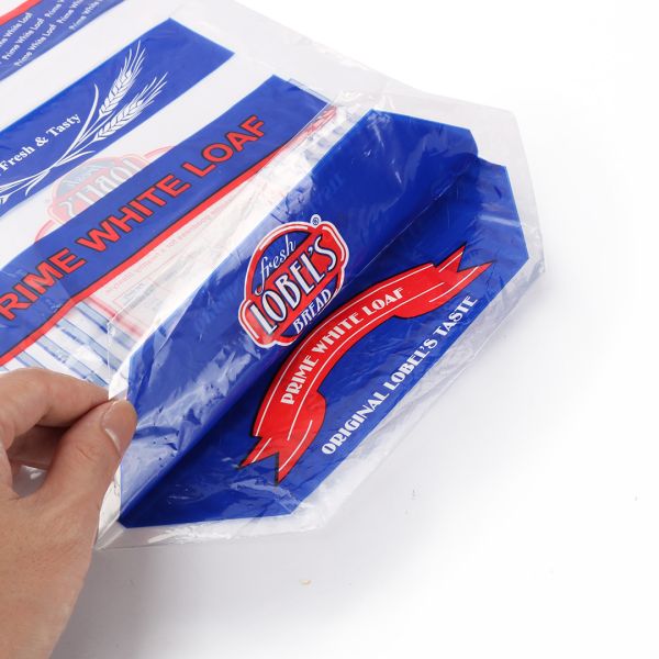 LDPE EPI Clear Plastic Bread Bags Eco Friendly Storage Packing