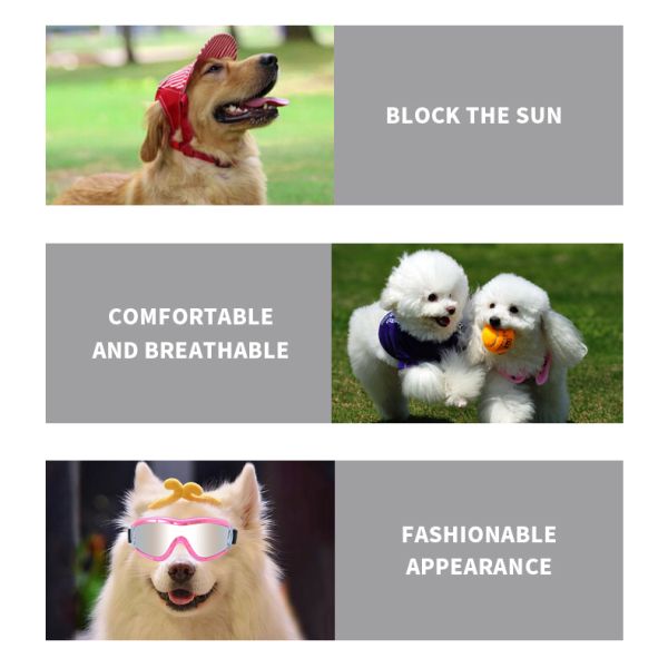 Pet Dog Sunglasses Prevent UV Reflection Eye Wear for Cats and Dogs Outdoor