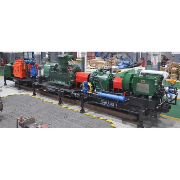 Efficient Coal Mine Fracturing Pump , Triplex Horizontal Reciprocating Pump