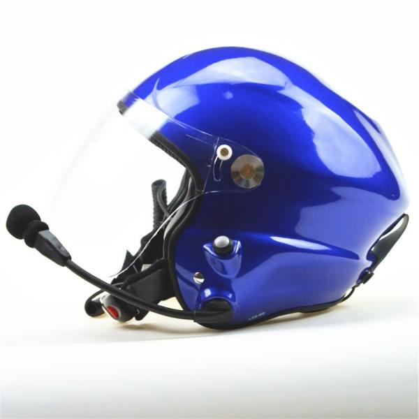 Black Paramotor helmet GD-G with full headset PPG helmet  Noise cancel powered paragliding helmet