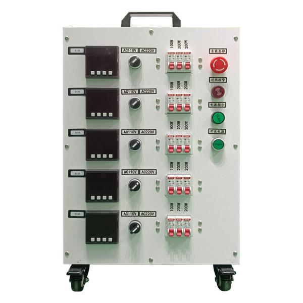 500W Banque de charge résistive AC220V AC110V Convertible 5 canaux Convient pour les tests multicanaux
