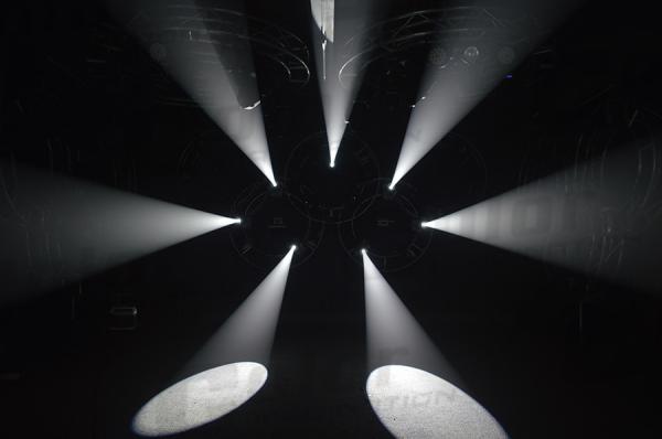 Mini Moving Heads Spot With Blue LCD Display / White LED Lamp 7500K 150 Watt