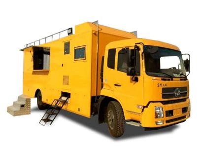 King Run Mobile Kitchen Truck For Outdoor Engineering Project Camping Dining