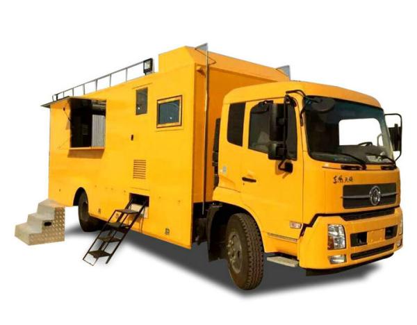 King Run Mobile Kitchen Truck For Outdoor Engineering Project Camping Dining
