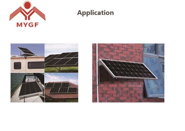 Aluminum Frame Monocrystalline Solar Panel 50W Easy Installation For Home