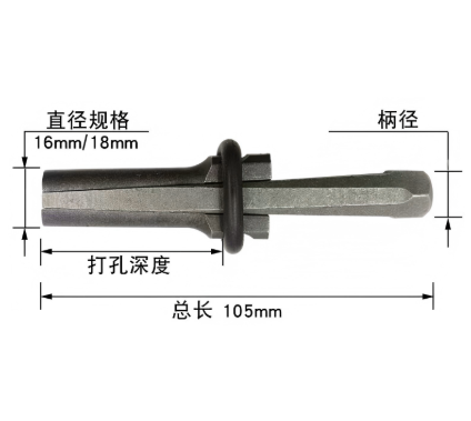 Durable Alloy Steel Rock Splitter , Compact Rock Splitting Wedges