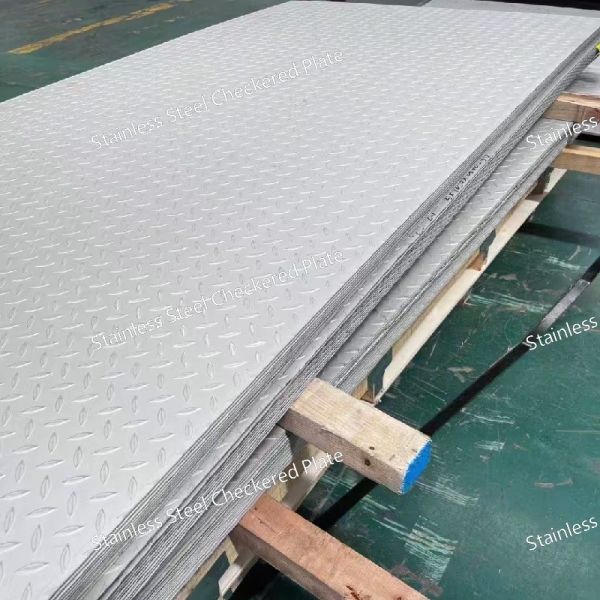 Anti Slip Stainless Steel Checkered Plate Sheet 316L / 1.4404 SS Plates