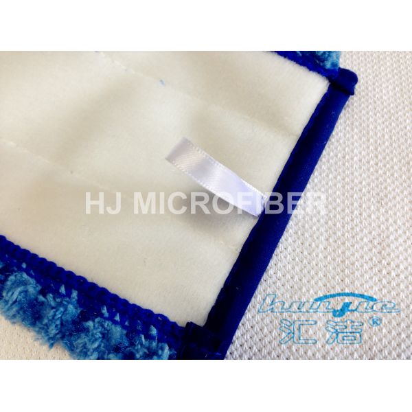 Blue Non-Woven Microfiber Dust Mop / Wet Floor Mop 80% Polyester