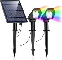 12H allumant le double projecteur solaire de la tête RVB avec six modes de couleur