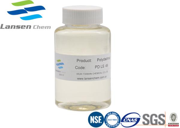 Produits chimiques de rebut oagulant d'épuration de coagulant de Polydadmac 26062-79-3 bas Viscostiy