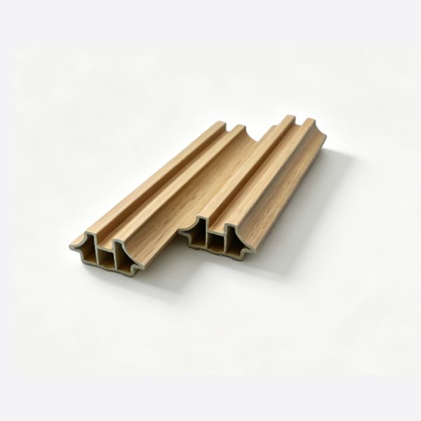 Peak Shaped PVC Fluted Wall Trim Panels 50x24mm Decorative Interior Line Cladding Easy Cut Installation Design
