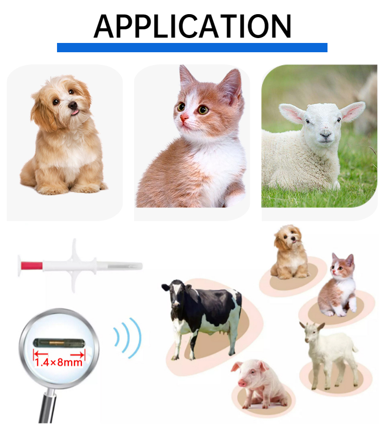 ICAR Certificated FOFIA RFID 134.2kHz Animal Microchip FDX/EM4305 Chip IP67 Waterproof for Pet Injection Plastic