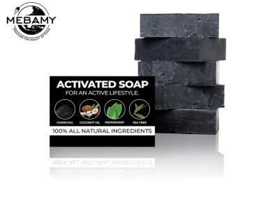 Activated Charcoal Tea Tree Soap Bar Safe On Dry , Oily Or Combination Skin