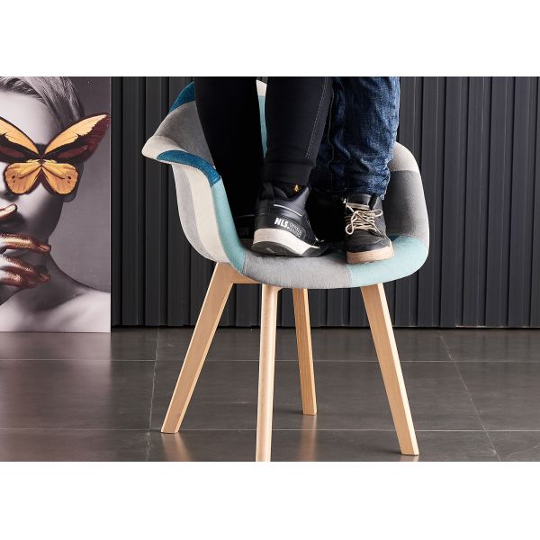 Household ODM OEM Modern Patchwork Dining Chair