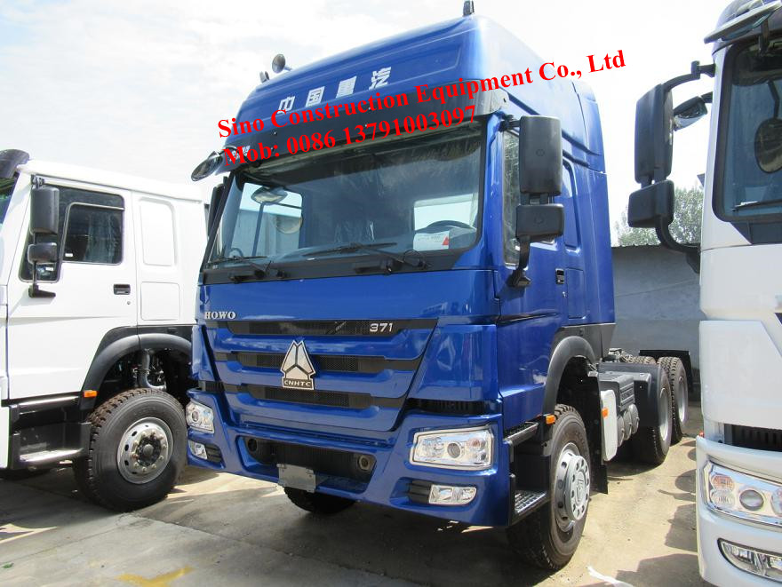 Тележка трактора евро ИИИ 371хп 6кс4 диаманта голубая с дефлектором ветра