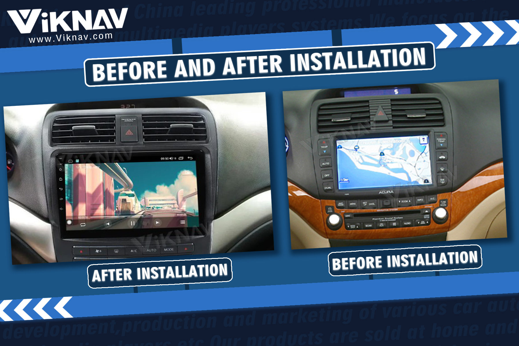Viknav Android Car Radio Для Honda Acura TSX 2004-2008 Автомобильный стереоприемник с сенсорным экраном